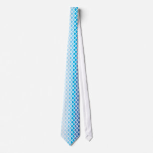 Blue Ombre Mermaid Scales Tie