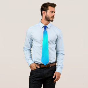 Blue ombre moonlight Double Stripe Tie