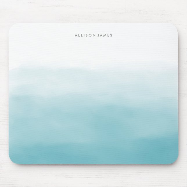 blue Ombre Mouse Mat (Front)