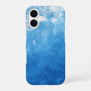 Blue Ombre Painted iPhone 16 Case