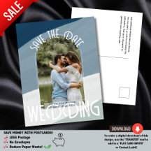 BLUE | On a Budget? Opt for Photo Save The Date 2