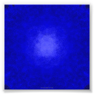 Blue on Blue Dots Photo Print