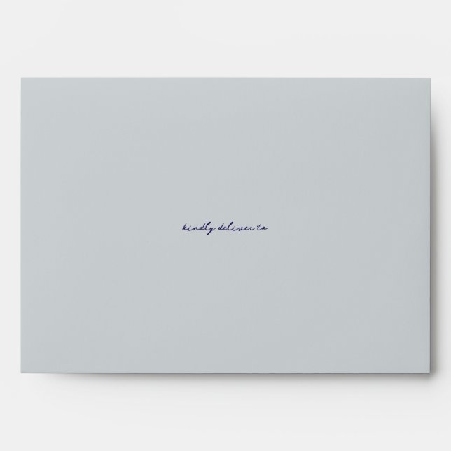 Blue on Blue Handwrtten Envelope (Front)