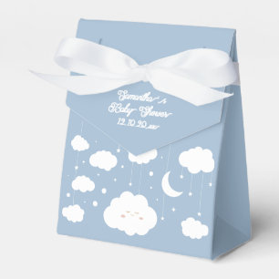 Blue On Cloud 9 Baby Shower Favour Box