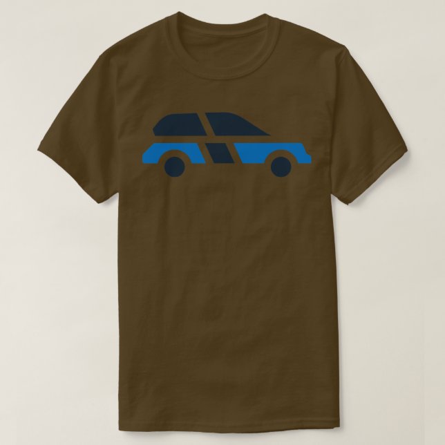 Blue On T-Shirt (Design Front)
