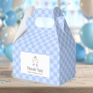 Blue One Silly Goose - Boy First Birthday Favour Box