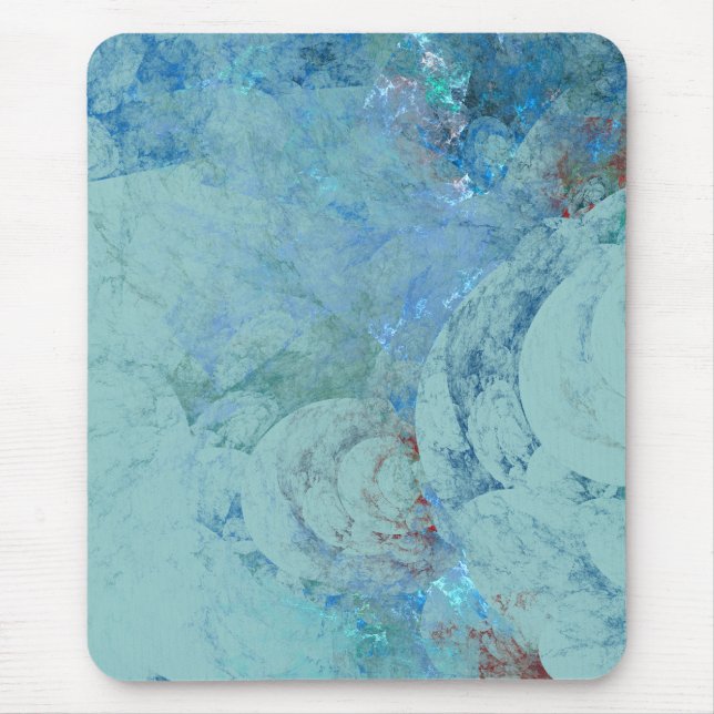 Blue Opal Abstract case for RAZR Mouse Mat (Front)