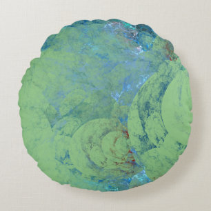 Blue Opal Abstract case for RAZR Round Cushion