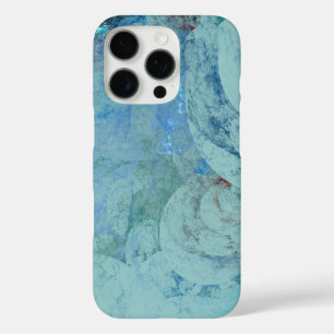 Blue Opal Abstract   iPhone 16 Pro Case