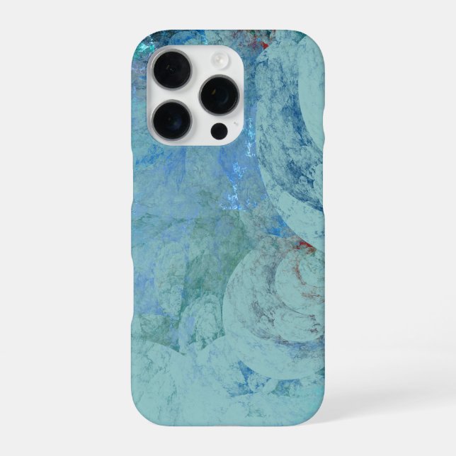 Blue Opal Abstract   iPhone Case (Back)