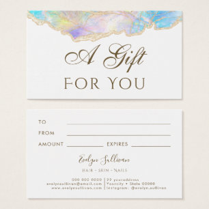 blue opal design Gift Card