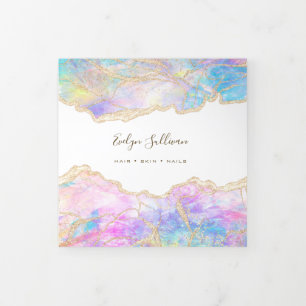 Blue Opal Design Trifold Brochure