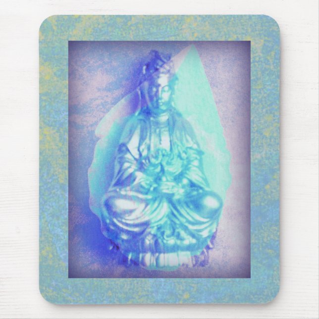 Blue Opal Kwan Yin mousepad (Front)