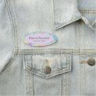 Blue Opal Name Tag