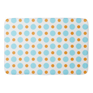 Blue & Orange Bath Mat
