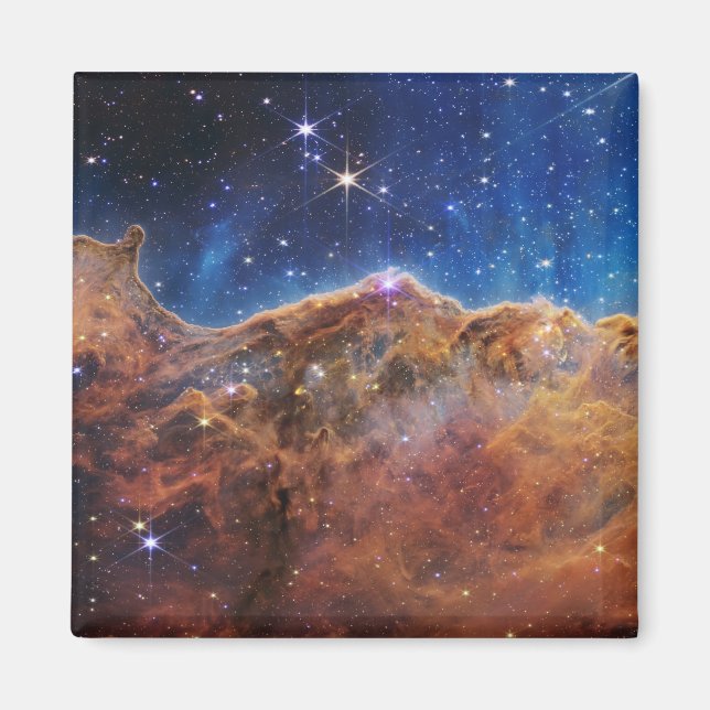 Blue/Orange Carina Nebula | JWST Magnet (Front)