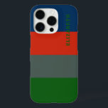 Blue Orange Green Stripes Pattern Personalised iPhone 16 Pro Case<br><div class="desc">Give your iPhone 16 Pro a bold and modern look with the Blue,  Orange,  and Green Stripes Colour Block Pattern Case. Featuring a vibrant striped design,  this case adds a stylish touch while protecting your device from everyday wear. Perfect for those who love colourful and eye-catching accessories.</div>