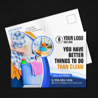 Blue Orange House Cleaning Janitorial Maid Service