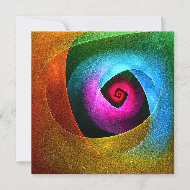 Blue Orange Pink Modern Abstract Art Pattern #24 (Front)