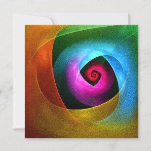 Blue Orange Pink Modern Abstract Art Pattern #24