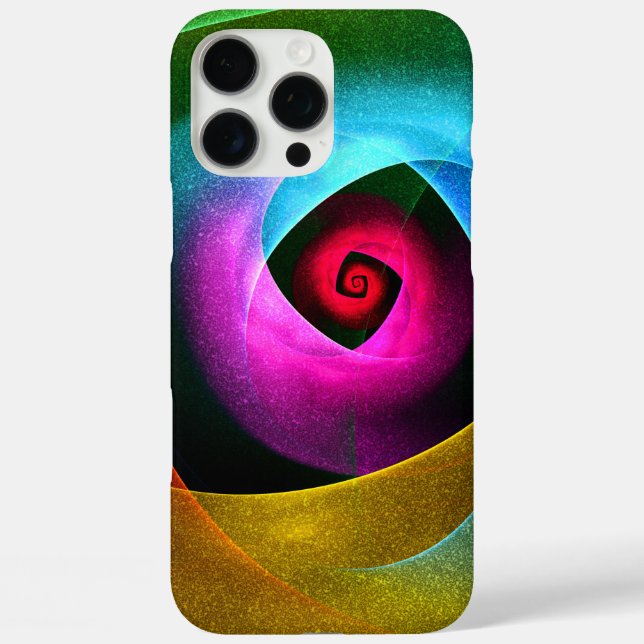 Blue Orange Pink Modern Abstract Art Pattern #24 Case-Mate iPhone Case (Back)