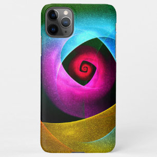 Blue Orange Pink Modern Abstract Art Pattern #24 iPhone 11Pro Max Case