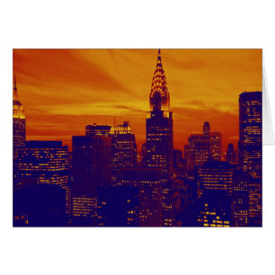 Blue Orange Pop Art New York City