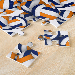 blue orange volleyball team colours girls boys nam jigsaw puzzle