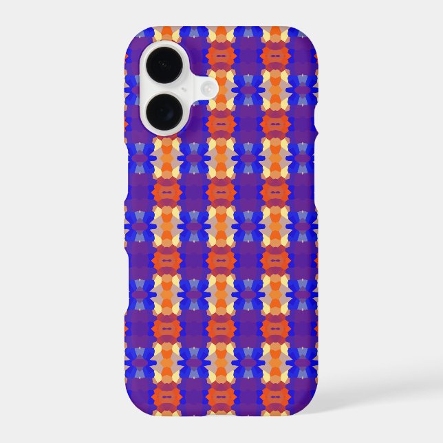 Blue Orange Yellow Red Pattern (Back)