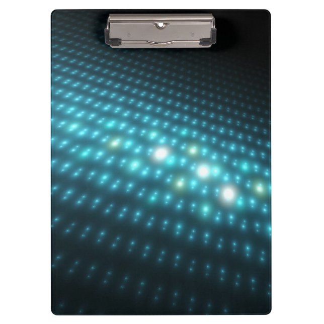 Blue Orbs 3D Clipboard (Front)