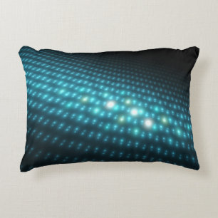 Blue Orbs 3D Decorative Cushion