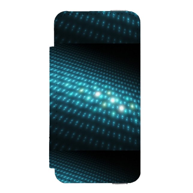 Blue Orbs 3D Incipio iPhone Wallet Case (Folio Front)