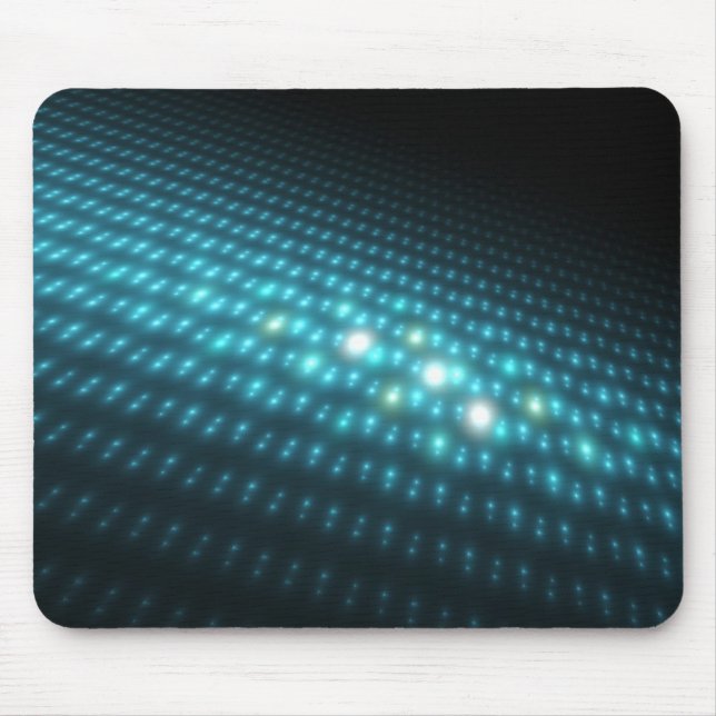 Blue Orbs 3D Mouse Mat (Front)