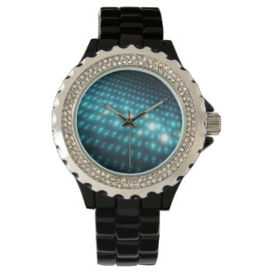 Blue Orbs 3D Watch