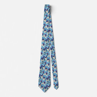 Blue Orchid Dreams Tie