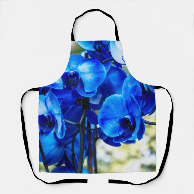 Blue orchids apron (Front)