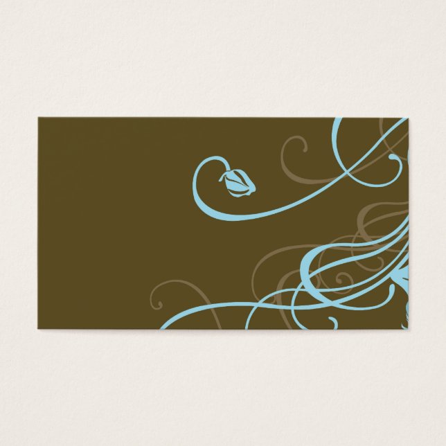 Blue orchids Profile Card (Front)