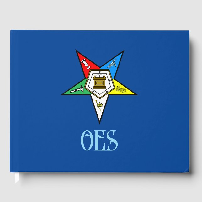 Blue Order of the Eastern Star Guestbook (Front)
