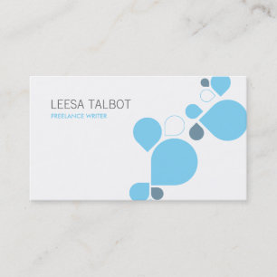Blue Organic Business Card