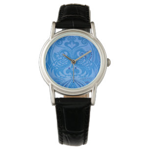 Blue Oriental Peacock Birds Watch