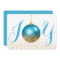 Blue Ornament Joy Christmas Greeting