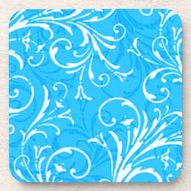 Blue Ornamental Coasters (Front)