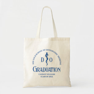 Blue Osteopathic Medical School Graduation Tote Bag