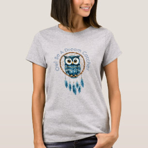 Blue Owl Dream Catcher T-Shirt
