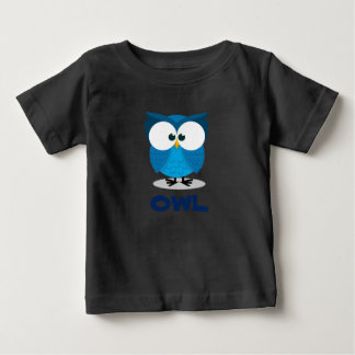 blue Owl for kids Baby T-Shirt