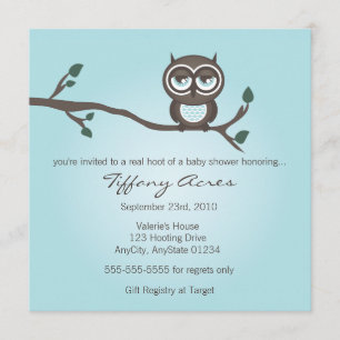Blue Owl Invitation