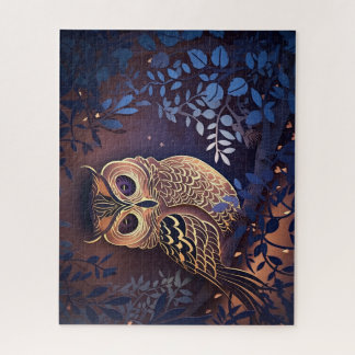 Blue Owl Jigsaw Puzzle