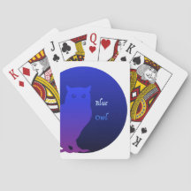 Blue Owl Logo Classic Playing Cards