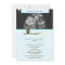Blue Owl Sonogram Baby Shower Invitations
