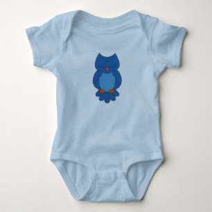 blue owl T-Shirt Baby Bodysuit